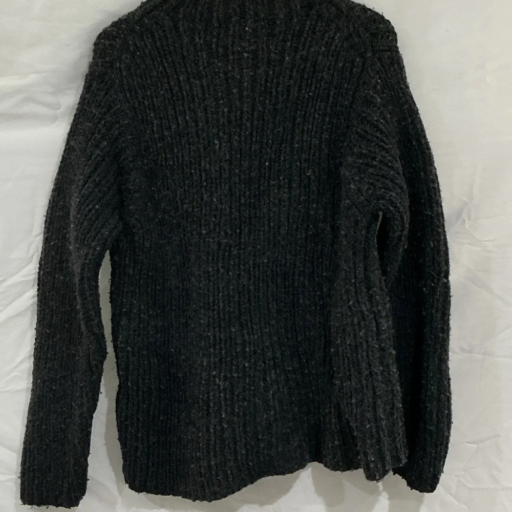 J. Crew Charcoal Ribbed Women's Sweater